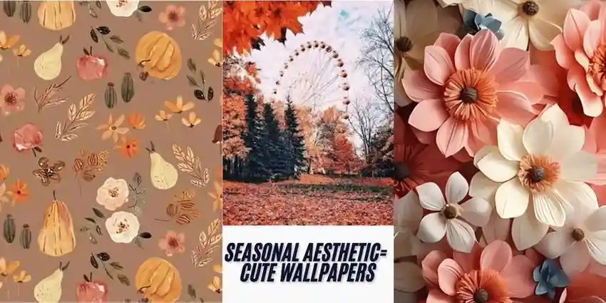 This emage showing a Seasonal Aesthetic= 
Cute Wallpapers