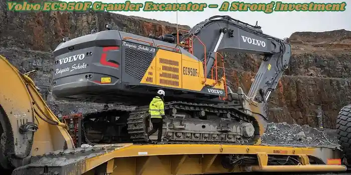 This emage showing a Volvo EC950F Crawler Excavator – A Strong Investment