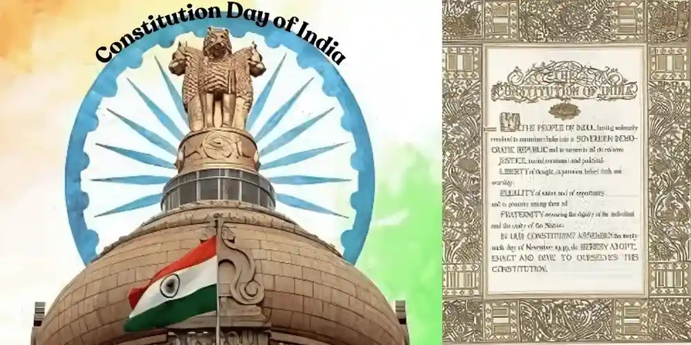 This image showing a Constitution Day of India